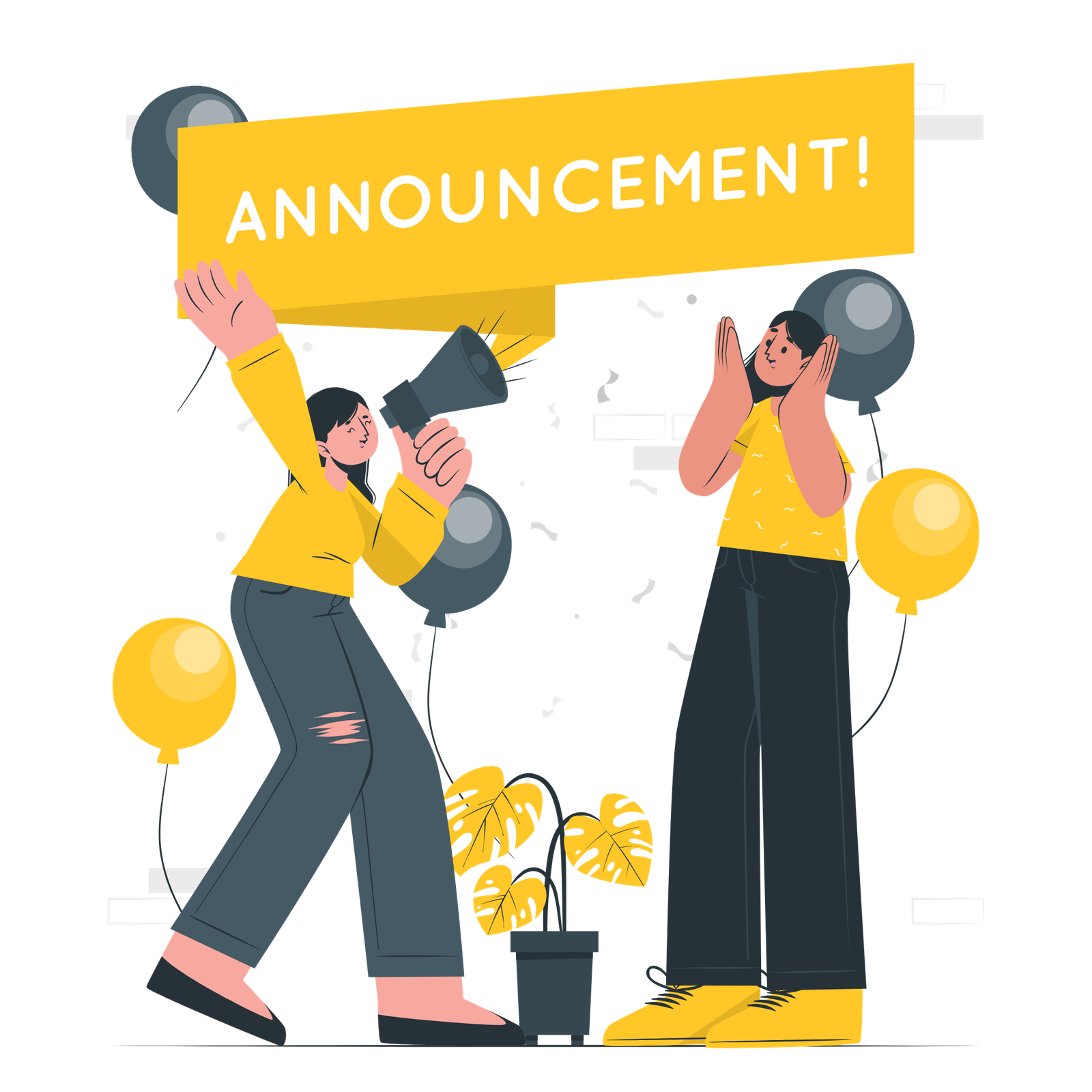Happy announcement